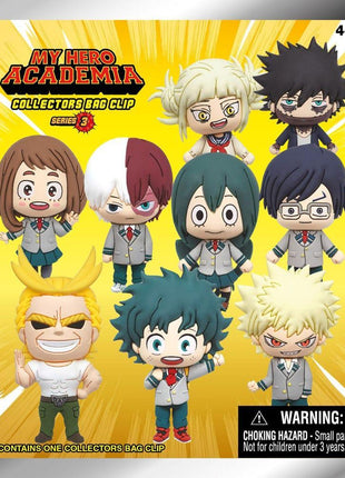 My Hero Academia - Series 3: 3D Character Bag Clip Blind Bag