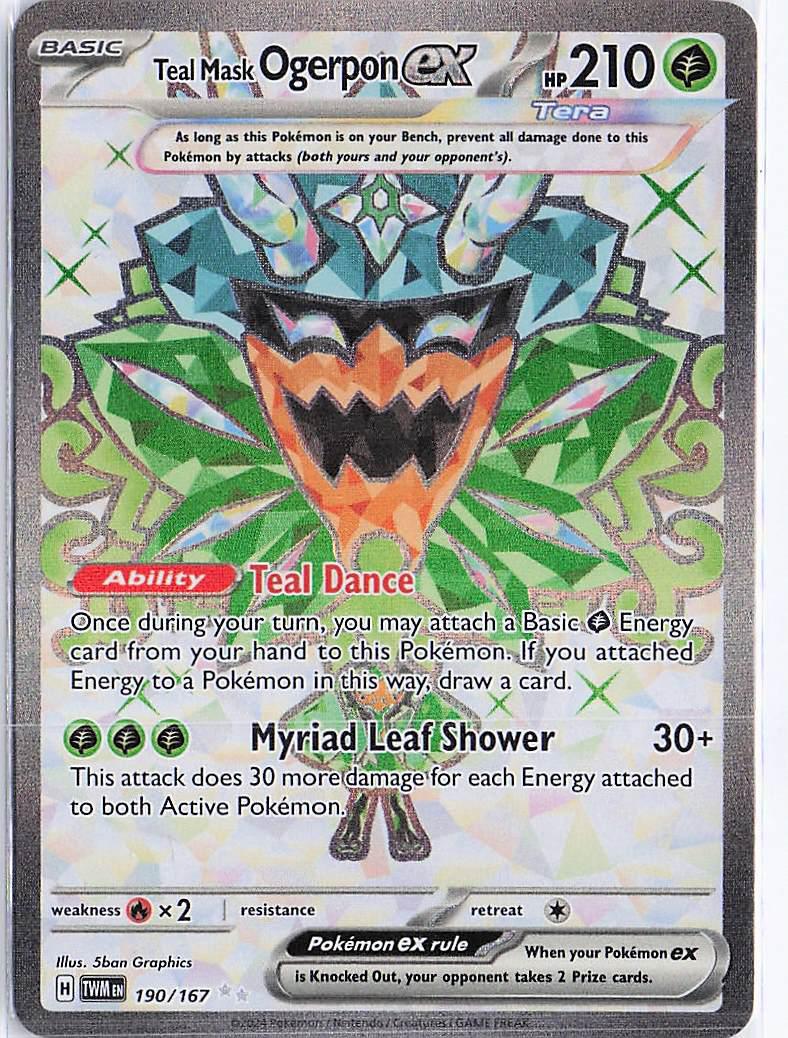 Teal Mask Ogerpon ex 190/167