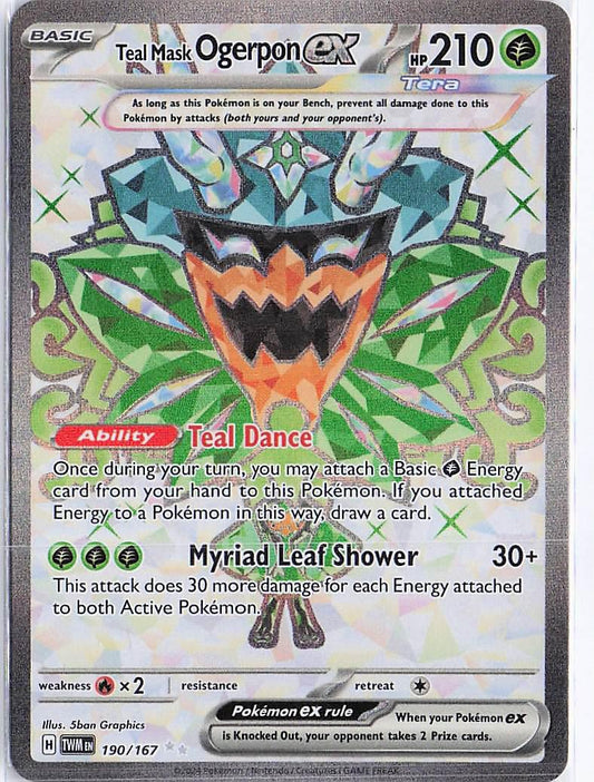 Teal Mask Ogerpon ex 190/167
