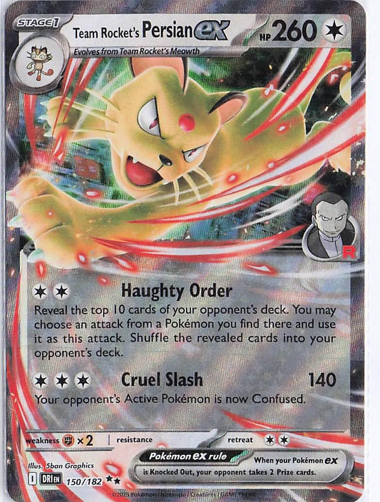 Team Rocket’s Persian ex 150/182