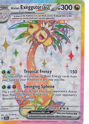 Alolan Exeggutor ex 225/191