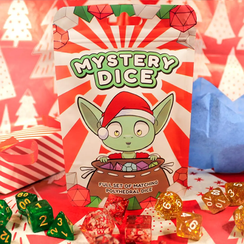 Mystery Dice Goblin - Christmas Mystery Polyhedral Dice Set