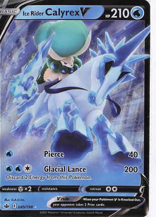 Ice Rider Calyrex V 045/198