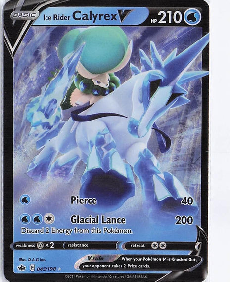 Ice Rider Calyrex V 045/198
