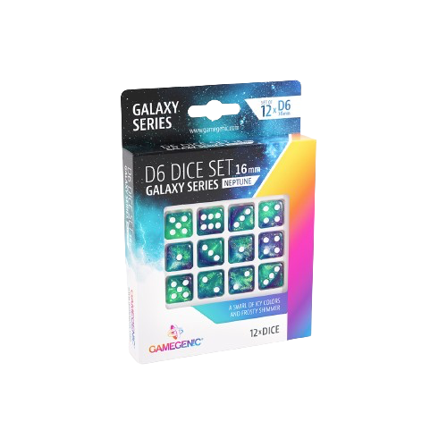 Gamegenic - Galaxy Series: Neptune D6 Dice Set