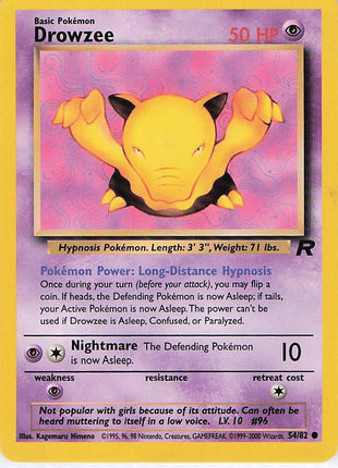 Drowzee 54/82