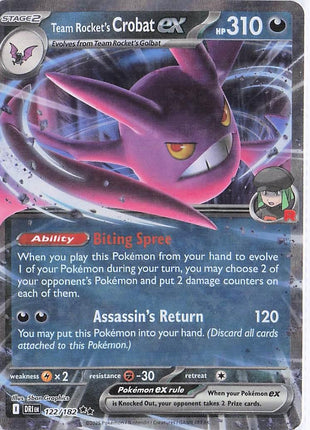 Team Rocket’s Crobat ex 122/182