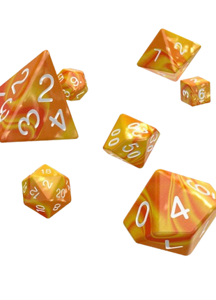 Oakie Doakie Dice - Gemidice Sunstone RPG Dice Set