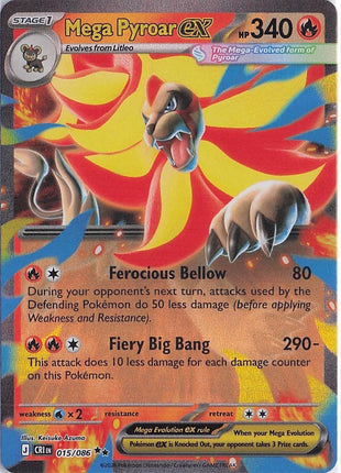 Mega Pyroar ex 015/086