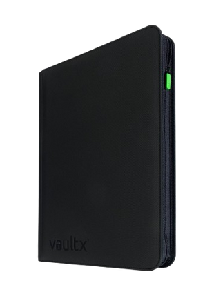 Vault X - Black 16 Pocket Exo-Tec Zip Binder