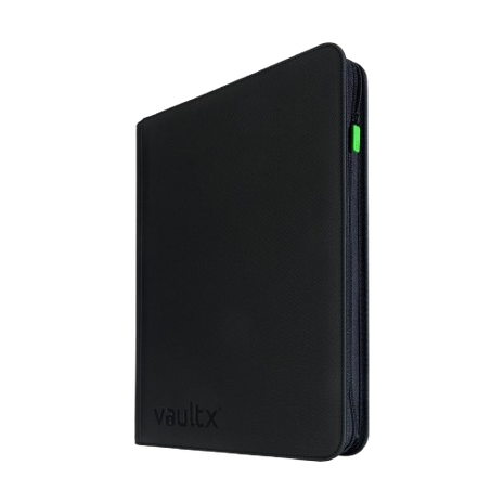 Vault X - Black 16 Pocket Exo-Tec Zip Binder