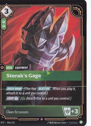 Sterak’s Gage 056/221