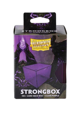 Dragon Shield - Clear Purple 100+ Card Strongbox Deck Box