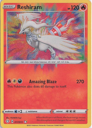 Reshiram 017/072
