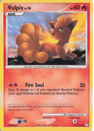 Vulpix LV.16 107/123