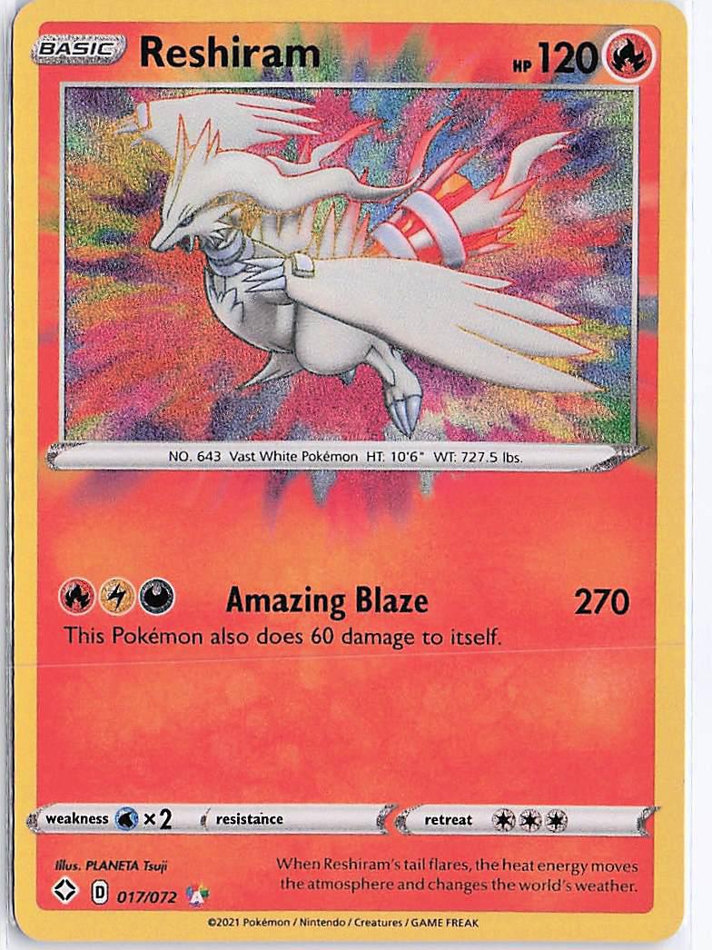 Reshiram 017/072
