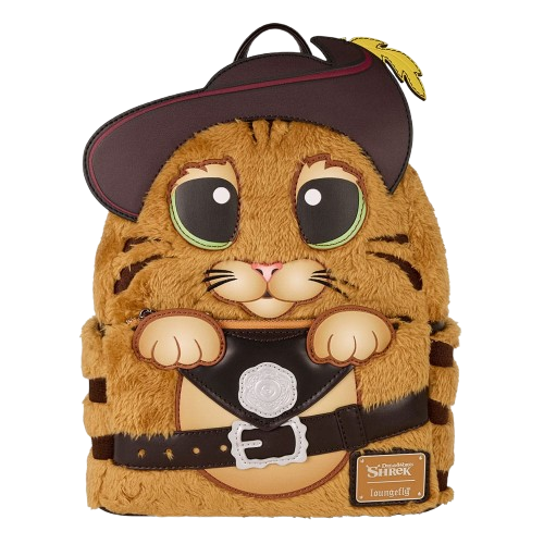 Loungefly - Shrek: Puss In Boots Plush Cosplay Mini Backpack