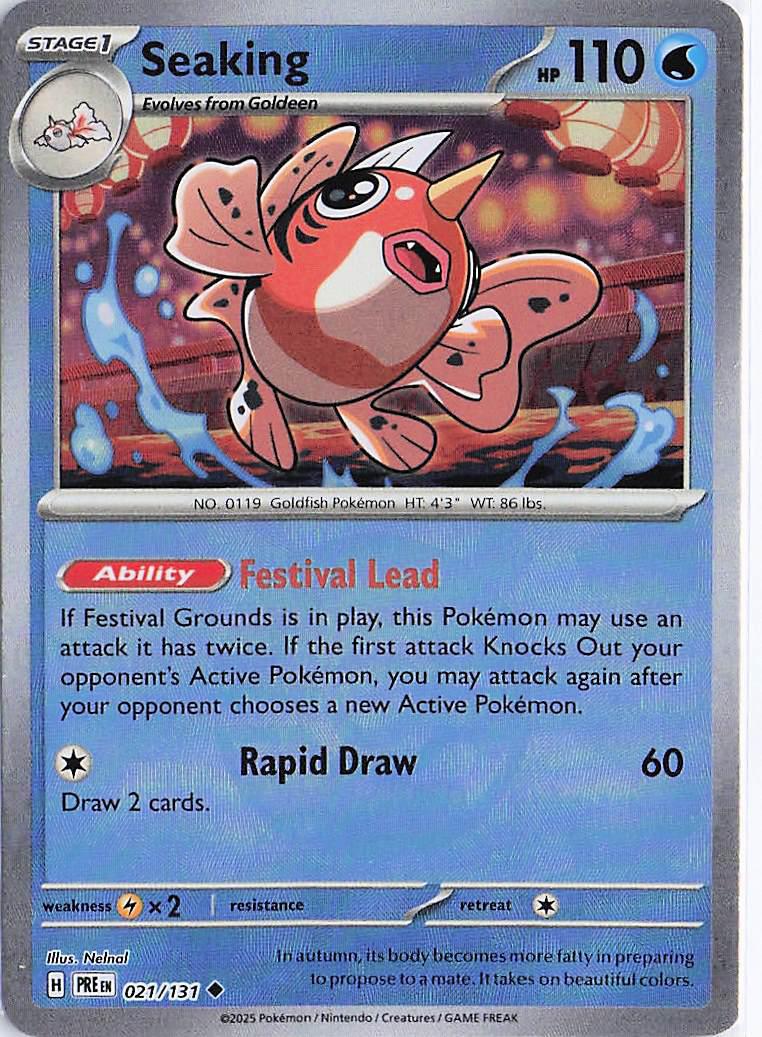 Seaking 021/131 (Pokeball Holo)