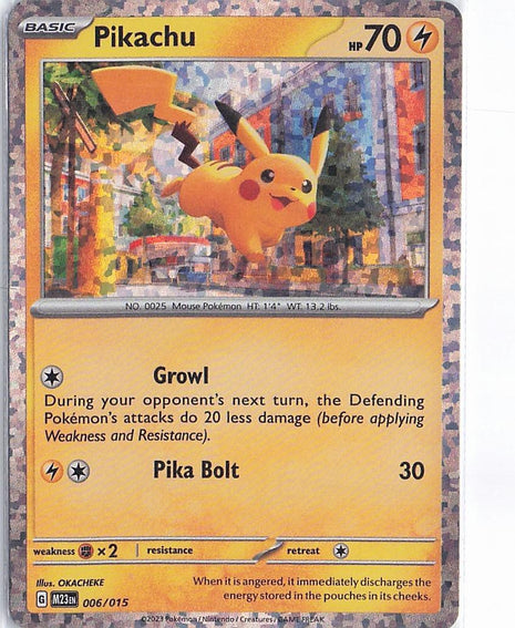 Pikachu 006/015 (H)
