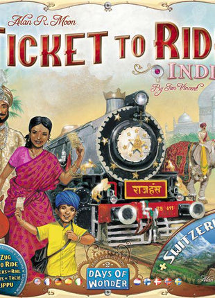 Ticket to Ride: India & Switzerland Map Collection