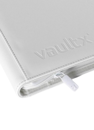 Vault X - White Edition 9 Pocket Zip Binder