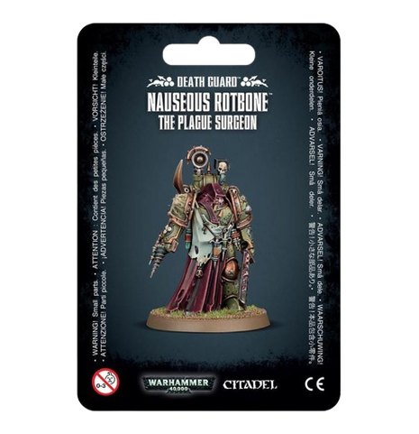 Warhammer 40K - Death Guard: Nauseous Rotbone The Plague Surgeon