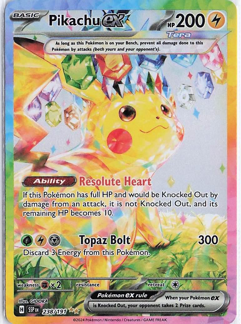 Pikachu ex 238/191