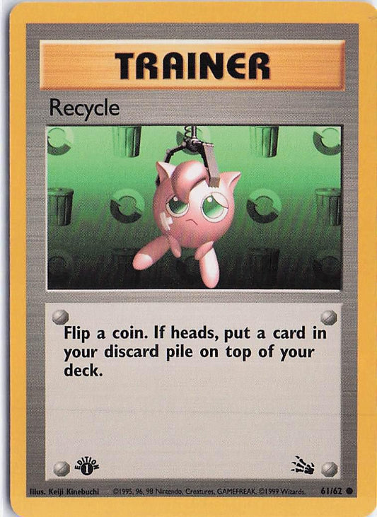 Recycle 61/62 (1st)
