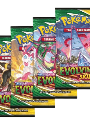 Pokemon - Evolving Skies Booster Pack Complete Art Set
