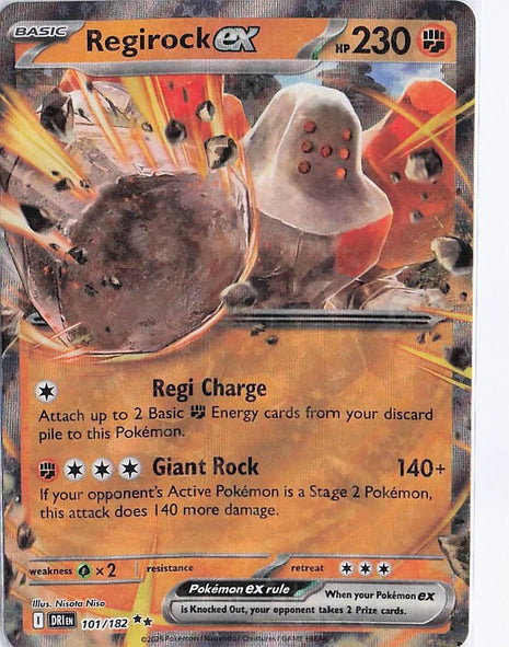 Regirock ex 101/182