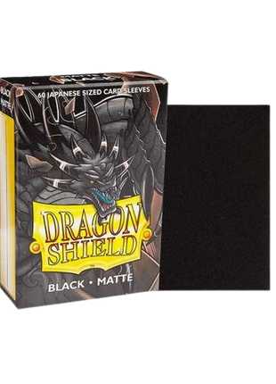 Dragon Shield - Matte Black Japanese Sleeves (60)