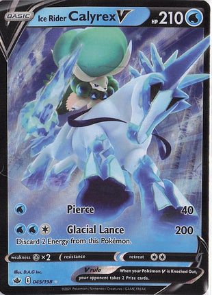 Ice Rider Calyrex V 045/198