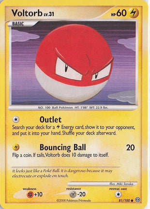Voltorb LV.31 81/100