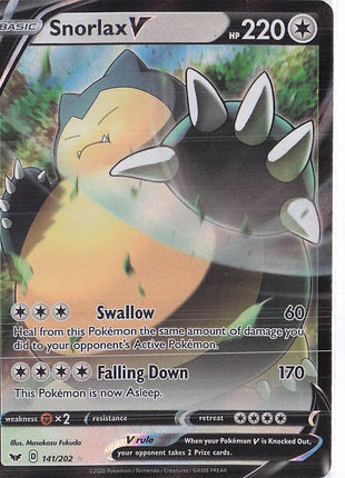 Snorlax V 141/202