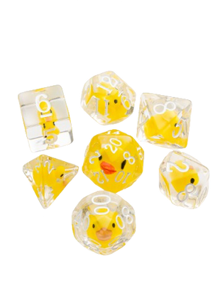 Gamegenic - Rubber Duck Embraced Series RPG Dice Set