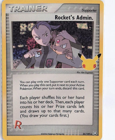Rocket’s Admin. 86/109