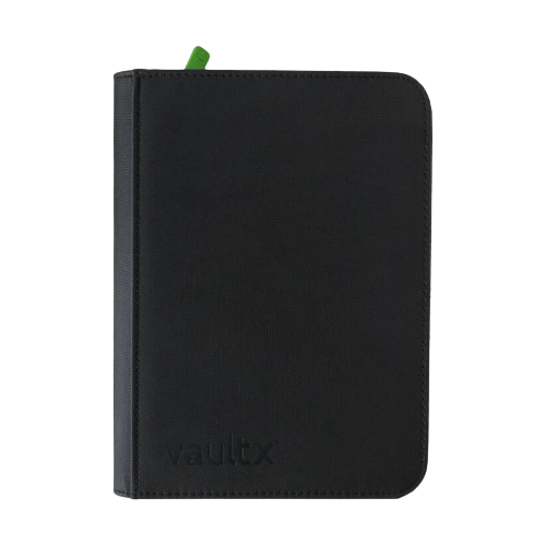 Vault X - Black 4 Pocket Zip Binder