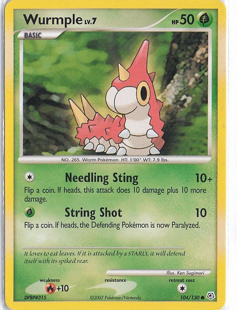 Wurmple LV.7 104/130