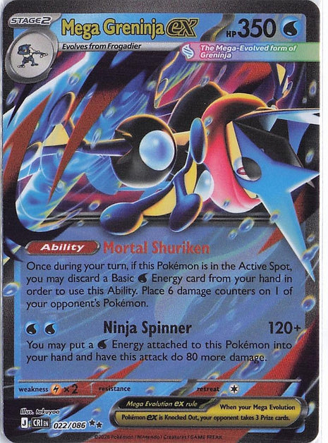 Mega Greninja ex 022/086
