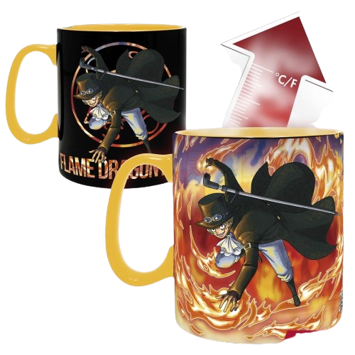 One Piece - Luffy & Sabo Heat Change Mug