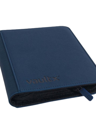 Vault X - Royal Blue 4 Pocket Zip Binder