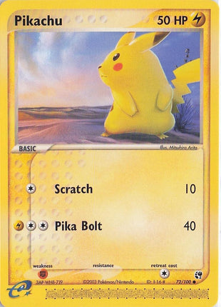 Pikachu 72/100