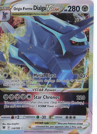 Origin Forme Dialga VSTAR 114/189