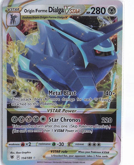Origin Forme Dialga VSTAR 114/189