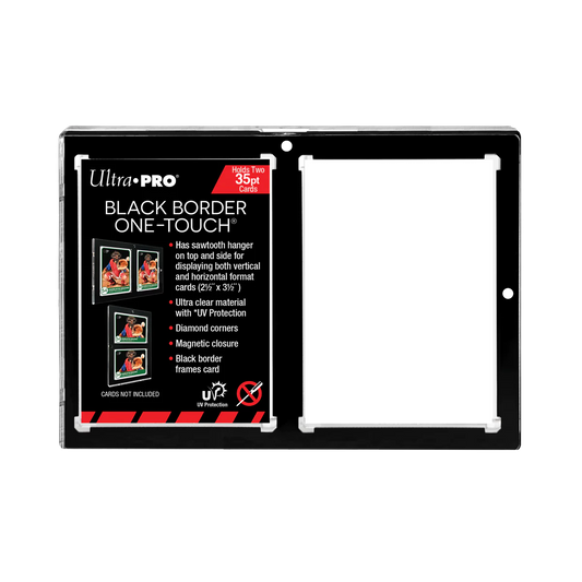 Ultra Pro - One Touch Black Border - 2 Card Frame