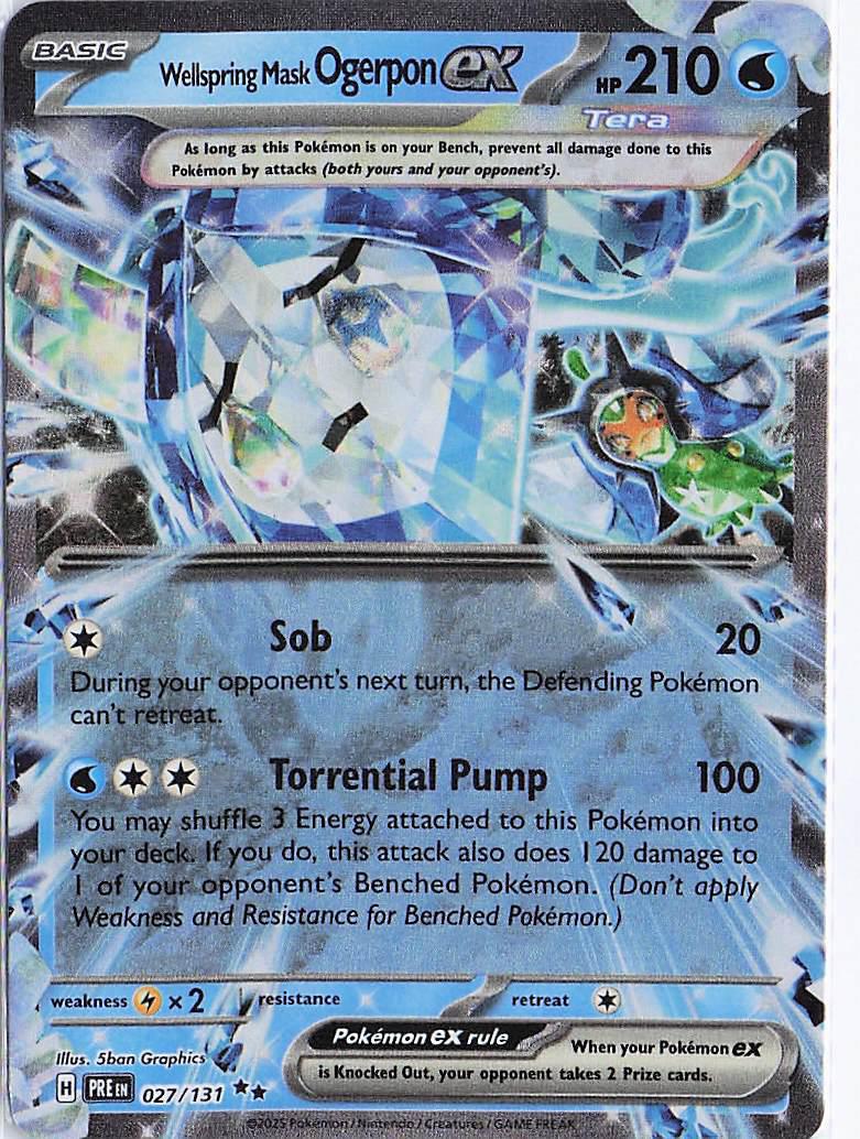 Wellspring Mask Ogerpon ex 027/131