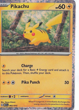 Pikachu 002/015 (H)