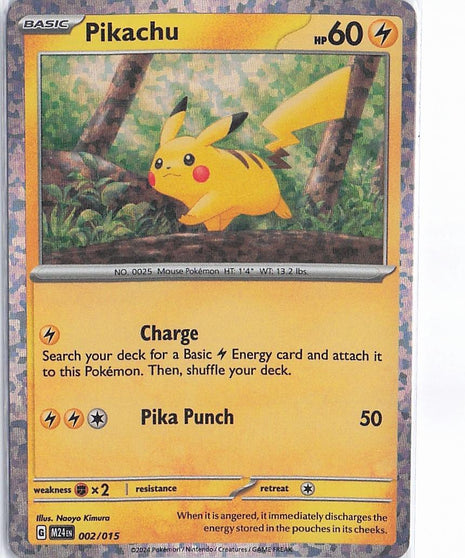 Pikachu 002/015 (H)
