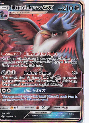 Honchkrow GX 109/214