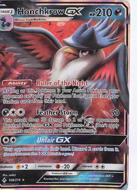 Honchkrow GX 109/214